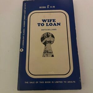 A Wife To Loan   Greenleaf Classic # 28 Smutt Erotic 1970 Sleaze RARE